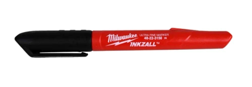 Маркер черный ультра тонкий для стройплощадки MILWAUKEE INKZALL Ultra Fine Point (1шт)