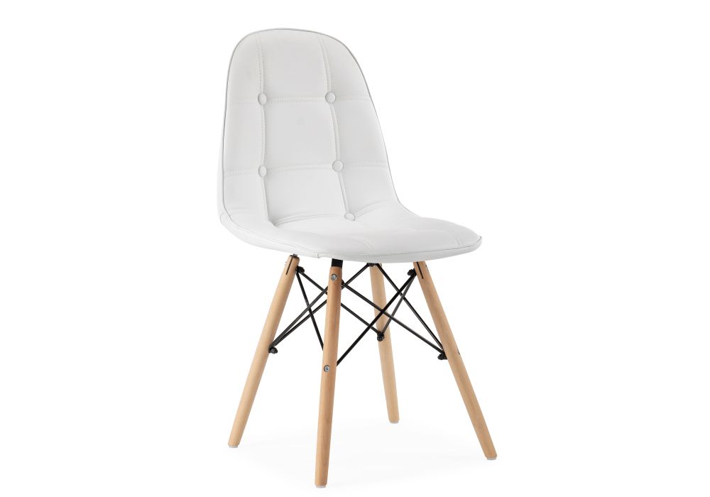 Деревянный стул Kvadro white