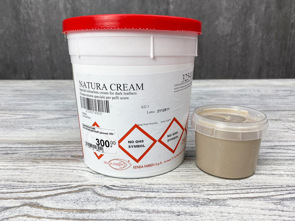 NATURA CREAM крем с натуральным блеском NEUTRO/БЕСЦВЕТНЫЙ (розлив) 100г