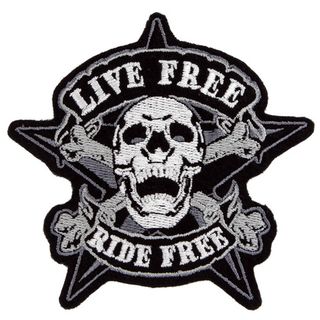 Нашивка Live Free, Ride Free (6118)