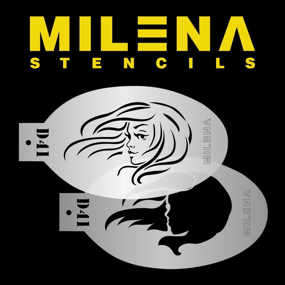 Трафарет Milena D41