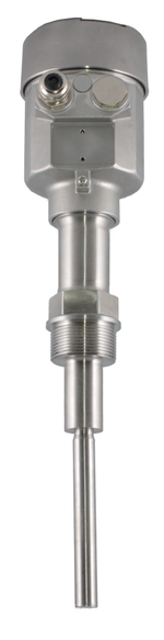 Вибрационный датчик уровня сыпучих материалов INNOLEVEL в корпусе из нерж. стали, одноштыревое исполнение, взрывозащ. ТР ТС 012/2011, -40 +150 С, Pmax=16 bar, 22-265 VAC - 20-46 VDC