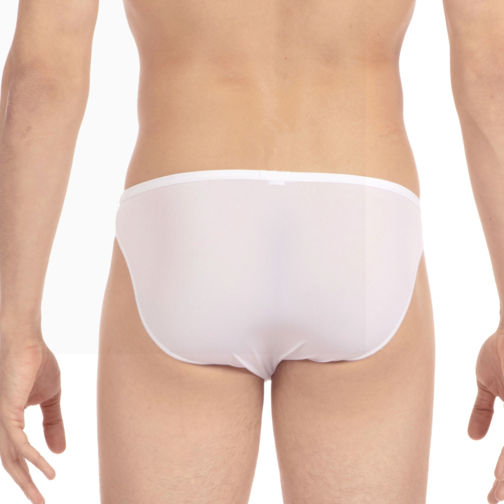 Мужские трусы слипы белые HOM PLUMES Micro Briefs 404756_400003