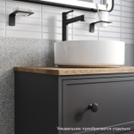 Тумба подвесная IDDIS Torr, со столешницей МДФ, дуб верона, 60 см, темно-серый, TOR60DVi95K