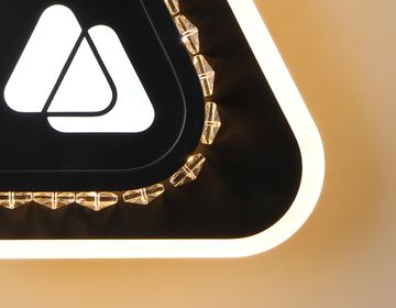 Настенный светодиодный светильник FA236 BK 30W 4200K+6400K черный Acrylic Ice Ambrella