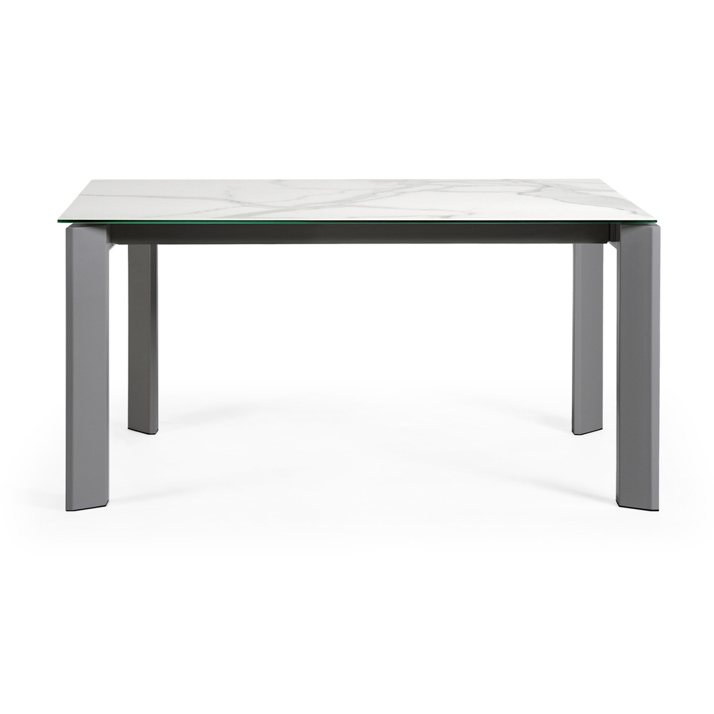 Стол Atta 160 (220) x90 антрацит, керамика