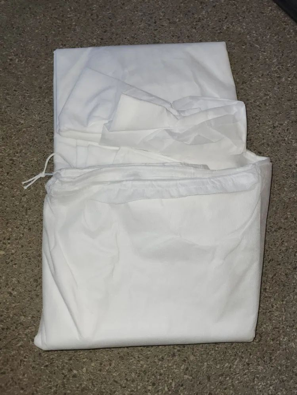 Подставка для декораций "Сатурн" + мешок для утилизации живой ёлки или хранения искусственной, тканевый, под елку, белый, 1.5 х 2.1 м