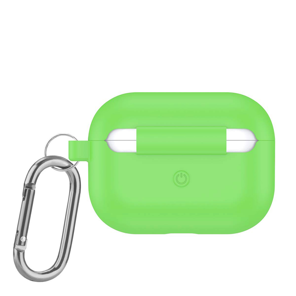 Чехол КАРТОФАН для Apple AirPods Pro (арт. AIRPRO-SLIM-SILICON-01-GREEN)