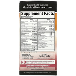 Bio Schwartz Women`s Multivitamin 60 veg caps , Мультивитамины для женщин