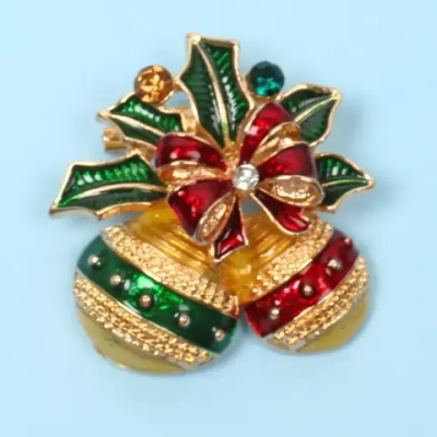 Брошь «Зимняя сказка - Шарики» 3,4*3,5 см