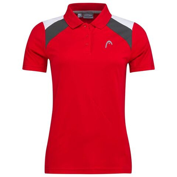 Женское поло Head Club 22 Tech Polo Shirt W - красный