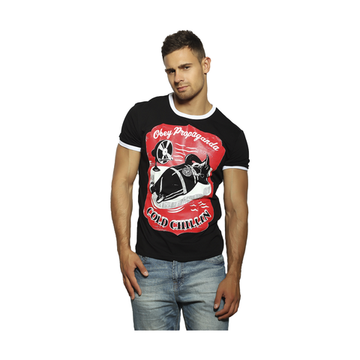 Мужская футболка черная Scandaloso 010278m-EP