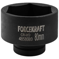 Головка ударная 1'', 80мм (6гр.) FORCEKRAFT FK-4858080