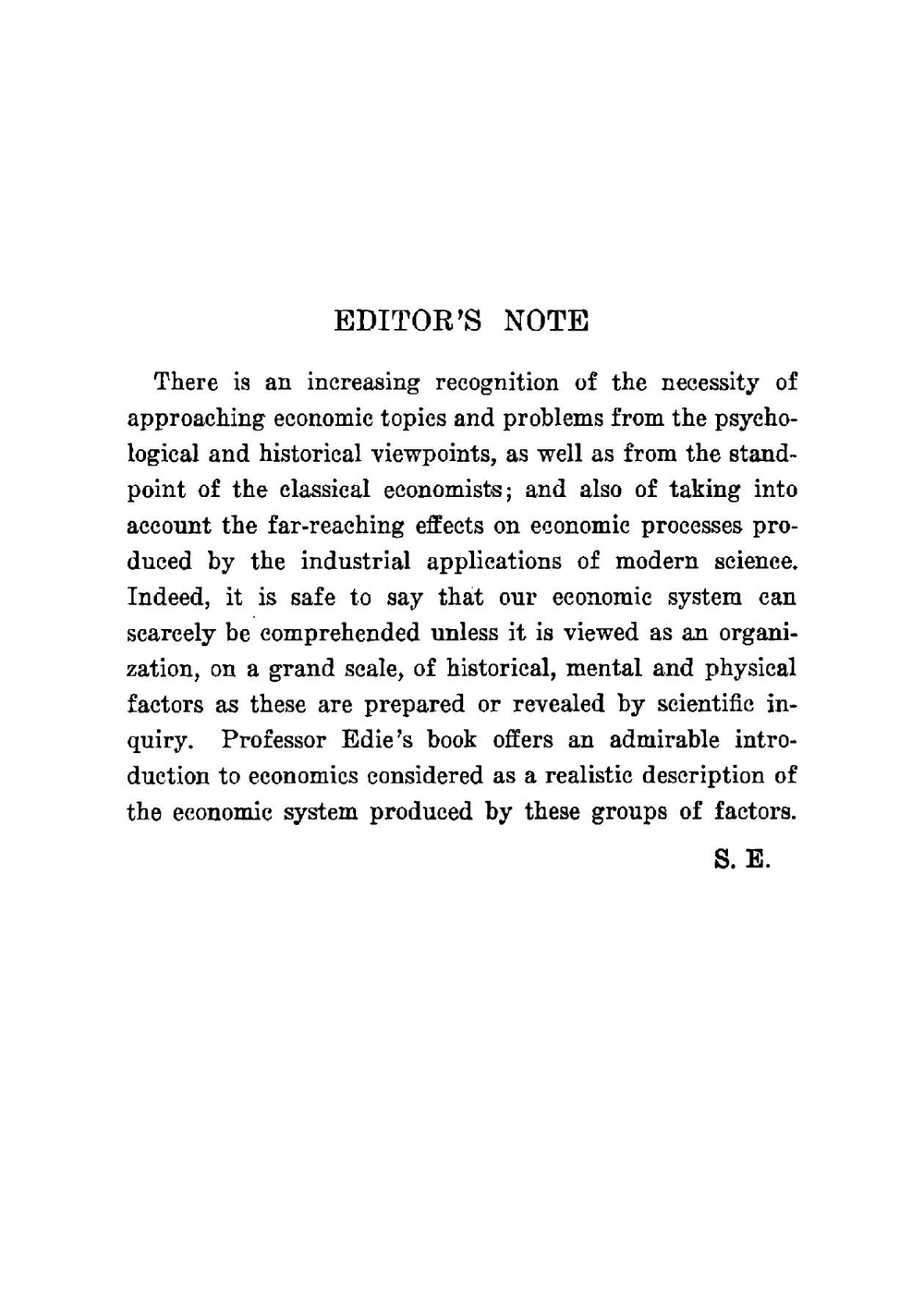 Principles Of The New Economics | Lionel Danforth Edie