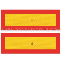 Наклейки Комплект задних опознавательных знаков на прицеп 565х196 мм RF