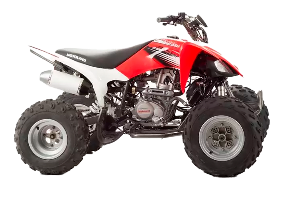 Квадроцикл Motoland 250S Красно-белый