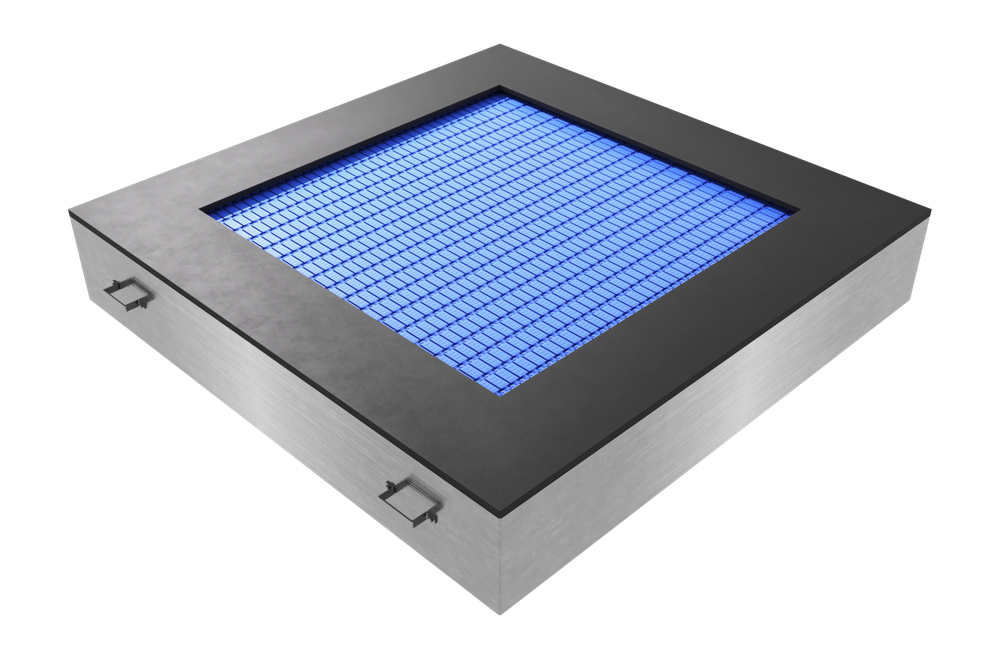 Прыжковое устройство с полотнами из ламелей