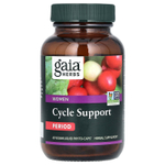 Gaia Herbs, для женщин, поддержка цикла, при менструации, 60 веганских капсул Phyto-Caps