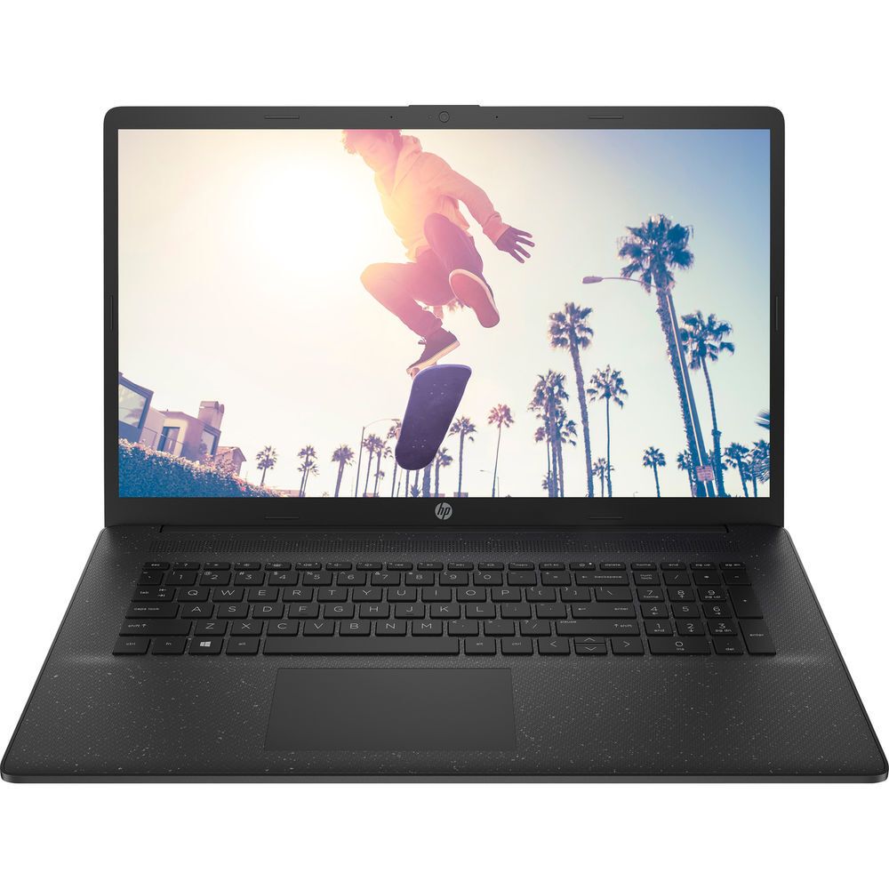 Ноутбук HP 17-cn1002ny, 17.3&amp;quot; (1920x1080) IPS/Intel Core i5-1155G7/8ГБ DDR4/512ГБ SSD/NVIDIA GeForce MX350 2ГБ/Windows 11 Home/Английская клавиатура, черный [60V13EA#B1R]