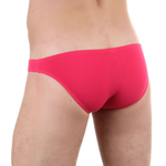 Сексуальные низкие трусы-слипы из хлопкового полотна (Размер: XL) (Цвет: черный)