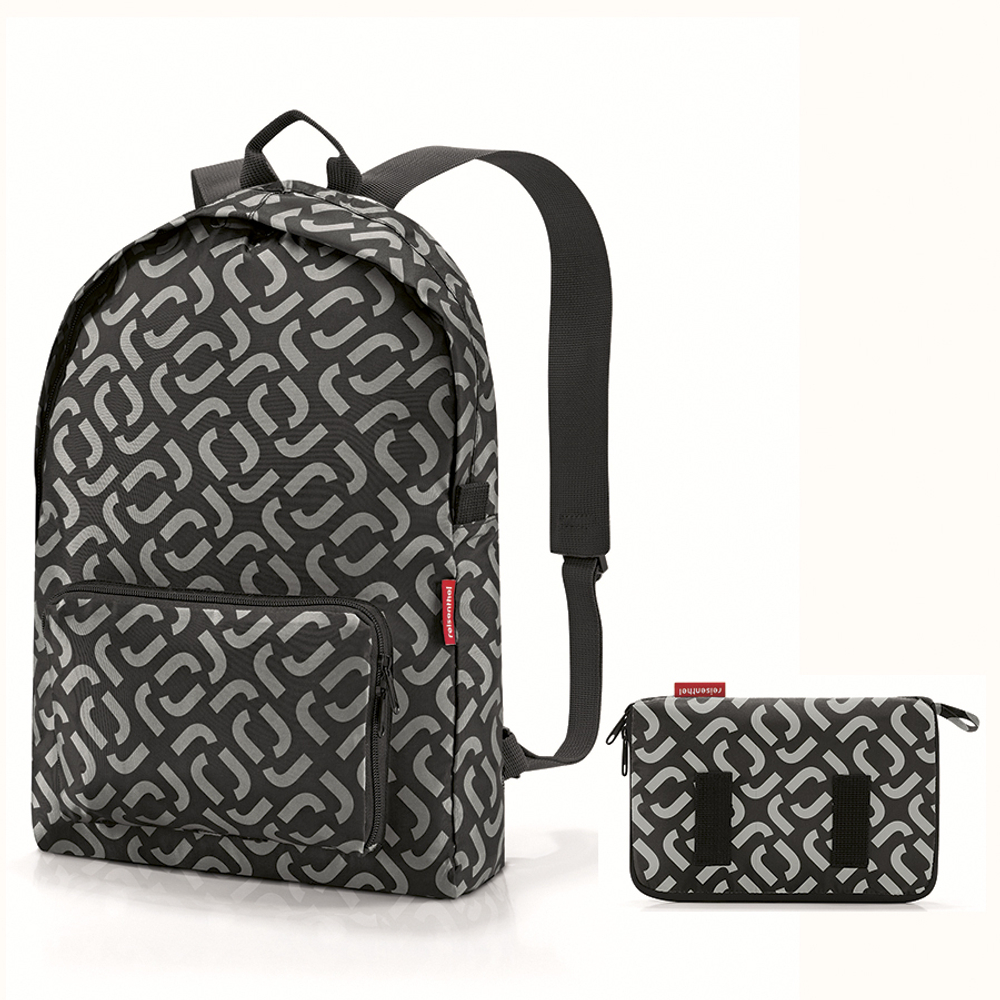 Рюкзак складной mini maxi signature black