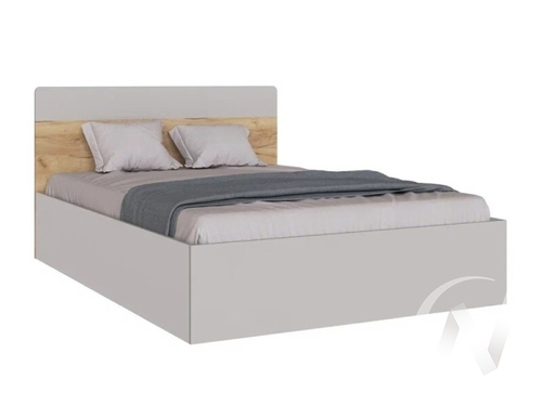 Корпус кровати 1;4м Спальня Вегас (кашемир/дуб крафт золотой)