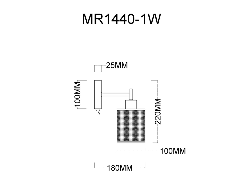 Бра MyFar Solo MR1440-1W