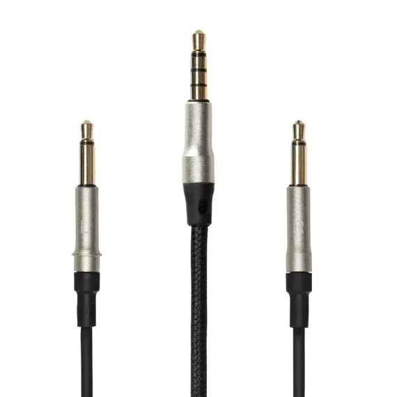 Meze Mono Standard 3.5mm with Mic Black Silver 1.2m