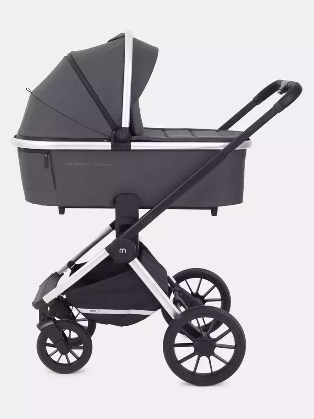 Коляска детская MOWBaby "TILDA" (3в1) MB065 Carbon