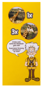 Бинокль детский Bresser Junior 3x30, желтый