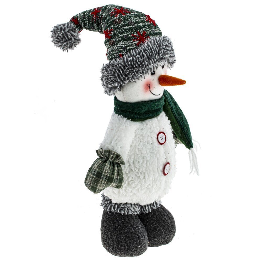 GAEM Игрушка набивная "Снеговик", L20 W10 H51/35 см, 2в.