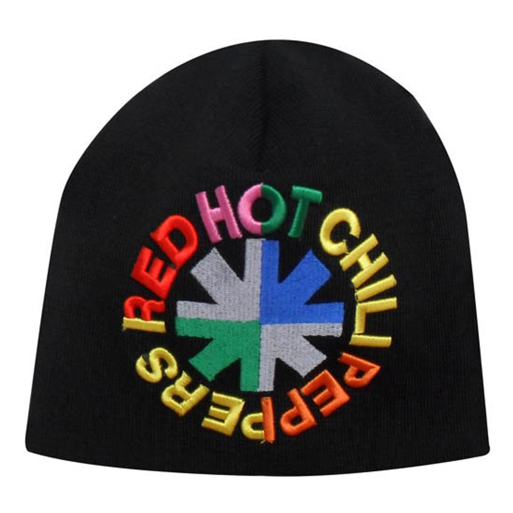 Шапка Red Hot Chili Peppers лого разноцветное