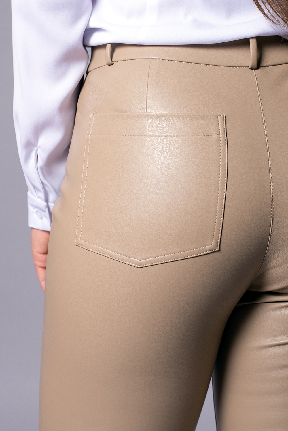 Брюки женские 3868зп, бежевый #196Беж023868зп