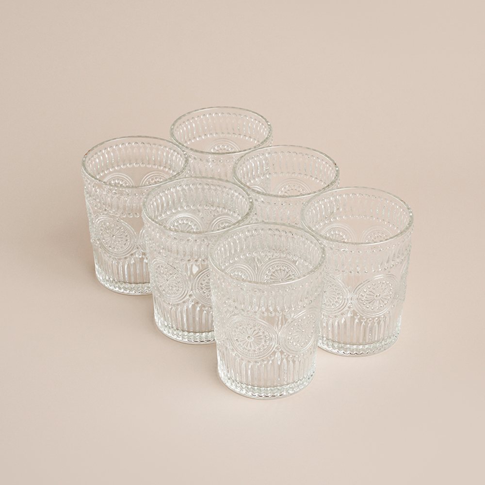 Набор низких стаканов "Ларго" 6 шт 8х10 см   9660674