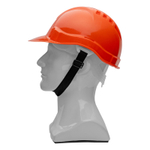 Каска защитная из ударопрочной пластмассы, оранжевая Сибртех 89113