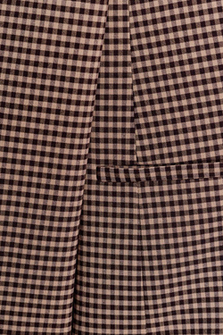 ZARA ДВУБОРТНЫЙ БЛЕЙЗЕР ОВЕРСАЙЗ В КЛЕТКУ ВИШИ, РОЗОВЫЙ