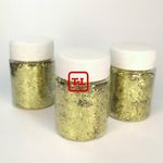 СОЛОМКА 0.1х2.0 - БЛЕСК 902 Золото Gold металлик