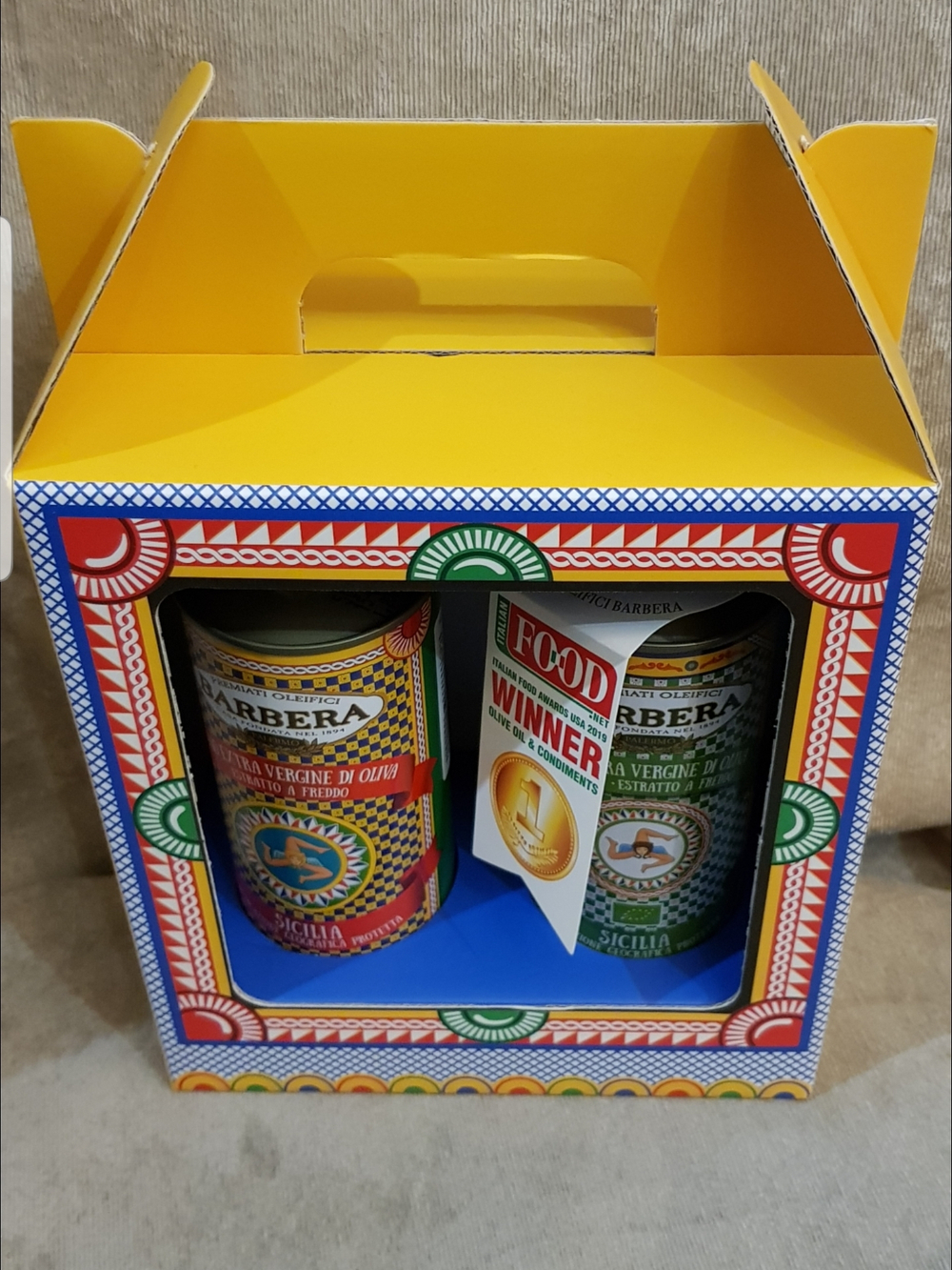 НАБОР ОЛИВКОВЫХ МАСЕЛ BARBERA 2*0,5 л, Италия