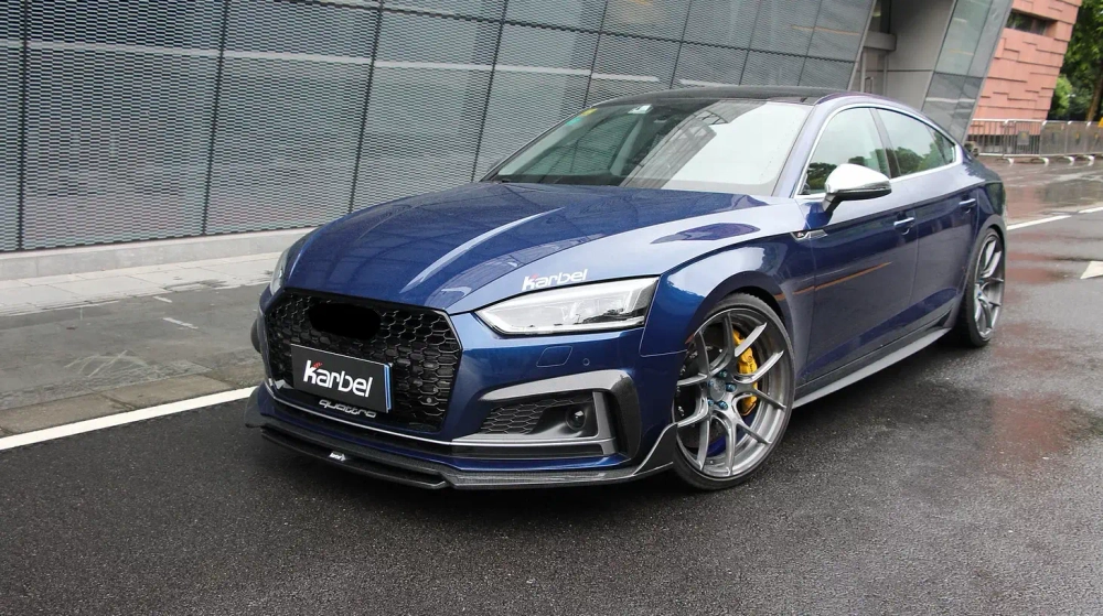 Карбоновые канарды переднего бампера для AUDI S5 & A5 S LINE 2017-2019 B9 Ауди обвес