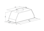 Вытяжка сталь Graude LB 52.0 E