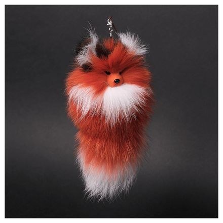 Брелок из меха «Лисичка»