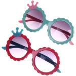 Очки солнцезащитные детские «Sunshine», корона, микс цветов