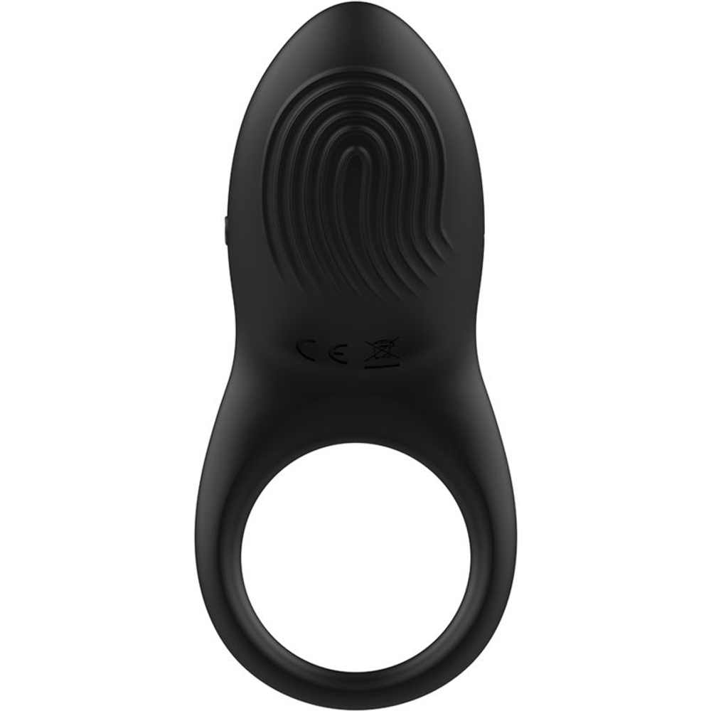 Эрекционное виброкольцо Ibiza с пультом ДУ, черное
