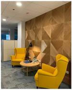 Рифленые стеновые панели из Сосны