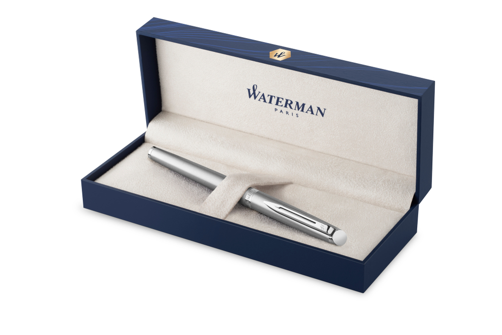 Ручка-роллер Waterman Hemisphere Entry Point Stainless Steel matte в подарочной упаковке