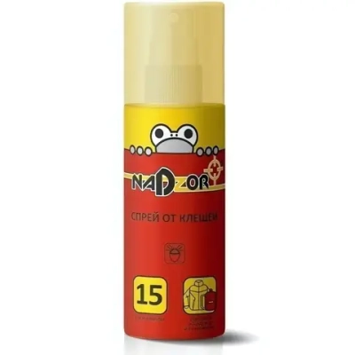 Спрей от клещей 100мл «Nadzor» ISU001N