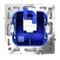 Розетка компьютерная встраиваемая VOLTUM S70 RJ45 кат.6, (шелк)