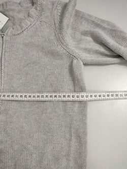 Джемпер на молнии светлый на 12-14 лет