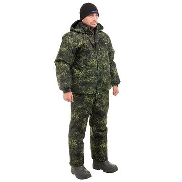Костюм охотника зимний Салаир Комфорт, цв.зеленый пиксель р.44-46/170-176 Helios