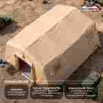 Модуль пневмокаркасный военный «Полевой узел» 10×5×3 м из ПВХ, полевая мастерская